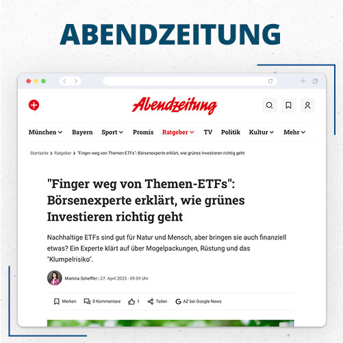 Abendzeitung Finger weg von ETFs